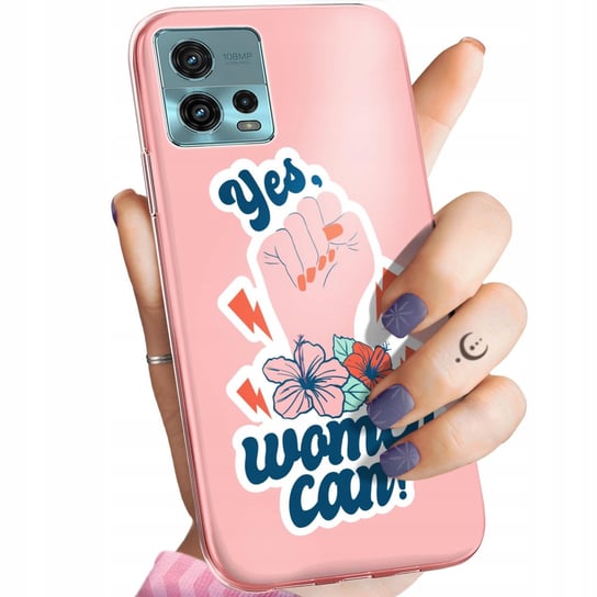 ETUI DO MOTOROLA MOTO G72 WZORY SIŁA KOBIET GIRL POWER FEMINIZM OBUDOWA Motorola