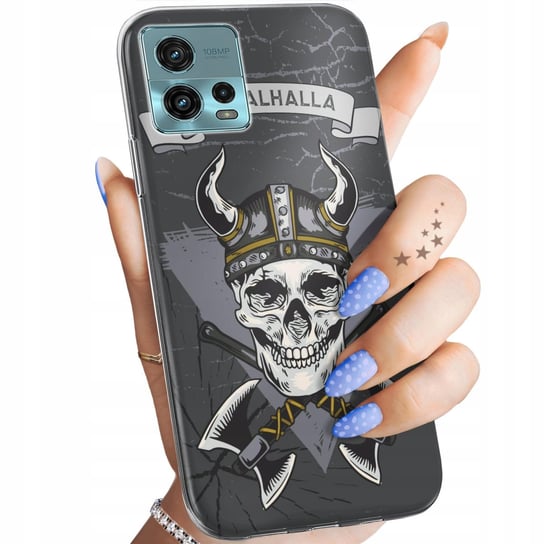 ETUI DO MOTOROLA MOTO G72 WZORY WIKINGOWIE VIKING RUNY ODYN OBUDOWA CASE Motorola