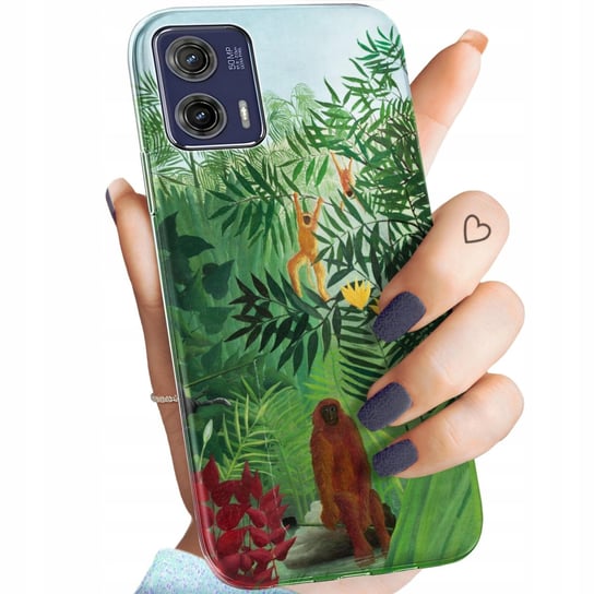 ETUI DO MOTOROLA MOTO G73 WZORY HENRI ROUSSEAU PEJZAŻ MALARZ OBUDOWA CASE Motorola