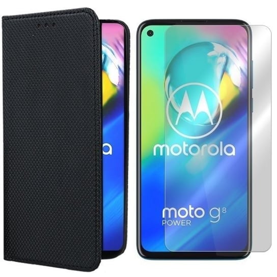 Etui Do Motorola Moto G8 Power Case Magnet + Szkło VegaCom