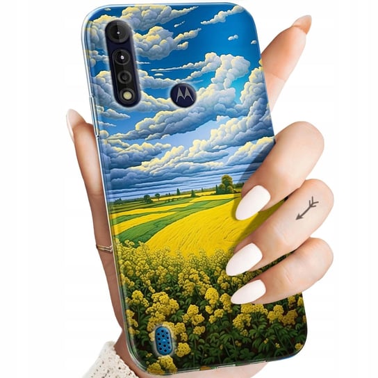 Etui Do Motorola Moto G8 Power Lite Wzory Chmury Niebo Błękit Obudowa Case Motorola
