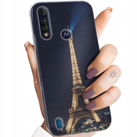 Etui Do Motorola Moto G8 Power Lite Wzory Paryż Francja Eiffel Obudowa Case Motorola