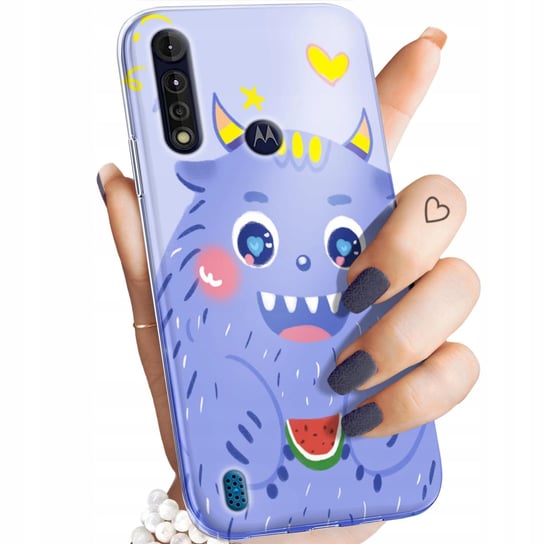 Etui Do Motorola Moto G8 Power Lite Wzory Potwory Potwór Monster Obudowa Motorola