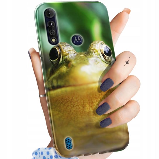 Etui Do Motorola Moto G8 Power Lite Wzory Żabka Żaba Frog Obudowa Pokrowiec Motorola