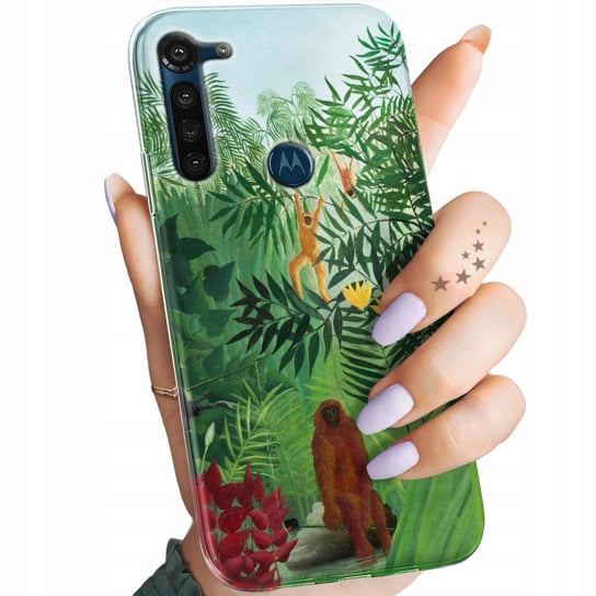 ETUI DO MOTOROLA MOTO G8 POWER WZORY HENRI ROUSSEAU PEJZAŻ MALARZ OBUDOWA Motorola