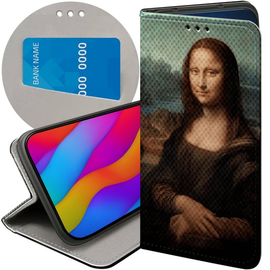 ETUI DO MOTOROLA MOTO G8 POWER WZORY LEONARDO DA VINCI MONA ŁASICZKA CASE Motorola