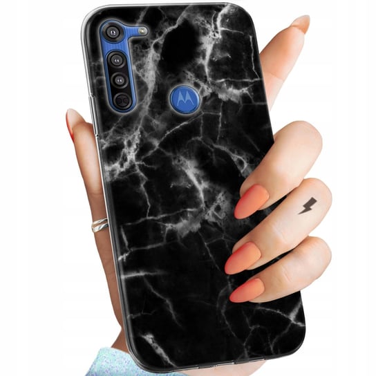 Etui Do Motorola Moto G8 Wzory Marmur Marble Kamienie Naturalne Obudowa Motorola