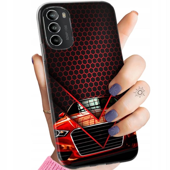 Etui Do Motorola Moto G82 Wzory Auto Motor Pojazdy Samochody Obudowa Case Motorola