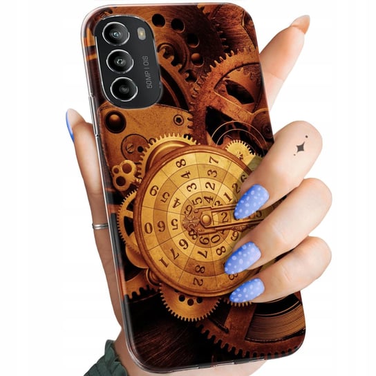 ETUI DO MOTOROLA MOTO G82 WZORY ZEGARY CZAS ZEGARMISTRZ OBUDOWA POKROWIEC Motorola