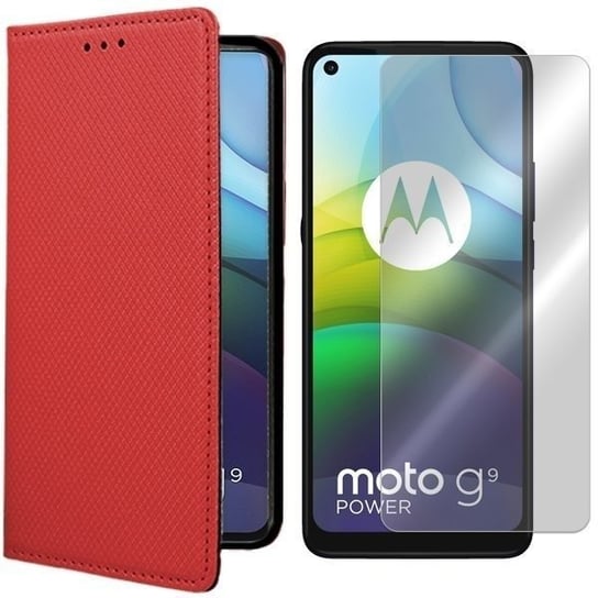 Etui Do Motorola Moto G9 Power Magnet + Szkło 9H VegaCom