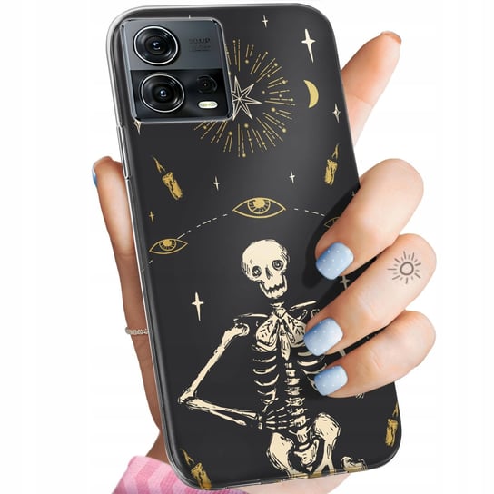 Etui Do Motorola Moto S30 Pro 5G / Edge 30 Fusion Wzory Czaszka Szkielety Motorola