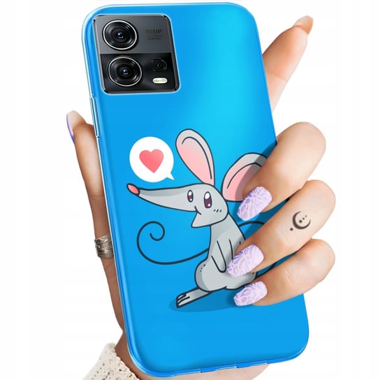 ETUI DO MOTOROLA MOTO S30 PRO 5G / EDGE 30 FUSION WZORY MYSZKA MOUSE MINI Motorola