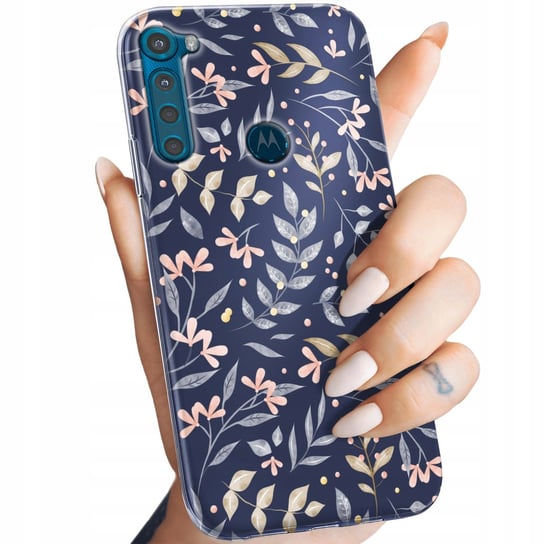 Etui Do Motorola One Fusion Plus Wzory Floral Botanika Bukiety Obudowa Case Motorola