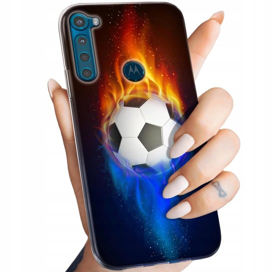 Etui Do Motorola One Fusion Plus Wzory Sport Piłkarskie Piłka Nożna Obudowa Motorola