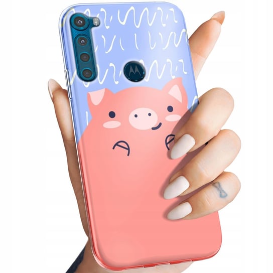 Etui Do Motorola One Fusion Plus Wzory Świnka Peppa Bajka Obudowa Pokrowiec Motorola