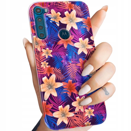 ETUI DO MOTOROLA ONE FUSION PLUS WZORY TROPIC TROPIKALNE TROPIKI EGZOTYKA Motorola