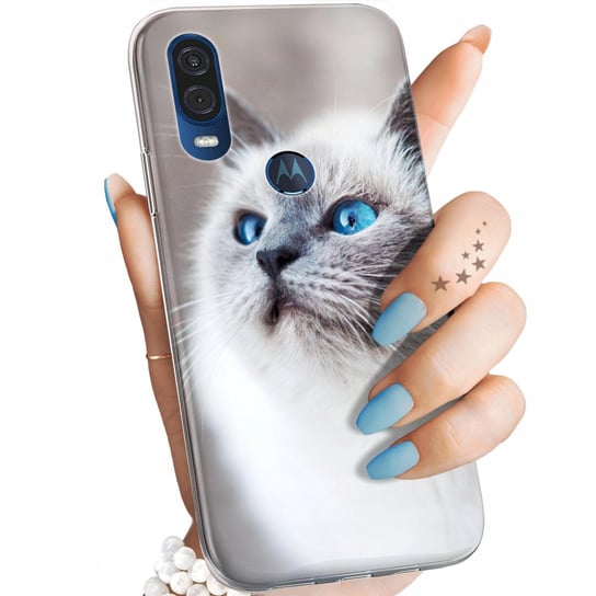 Etui Do Motorola One Vision / P40 Wzory Animals Zdjęcia Zwierzęta Obudowa Motorola