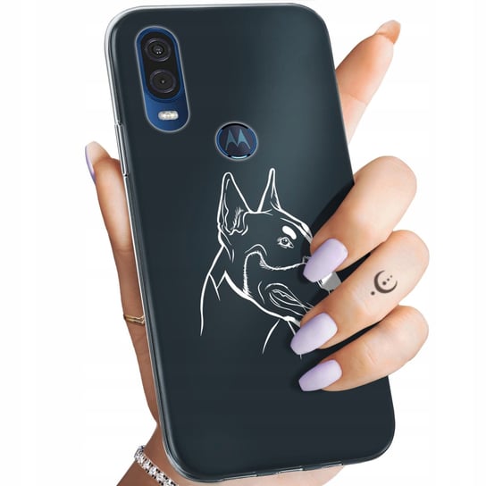 Etui Do Motorola One Vision / P40 Wzory Męskie Facet Wąsy Obudowa Pokrowiec Motorola