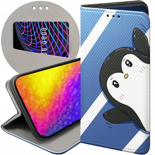 ETUI DO MOTOROLA ONE VISION / P40 WZORY PINGWINEK PINGWIN HAPPY FEET CASE Motorola