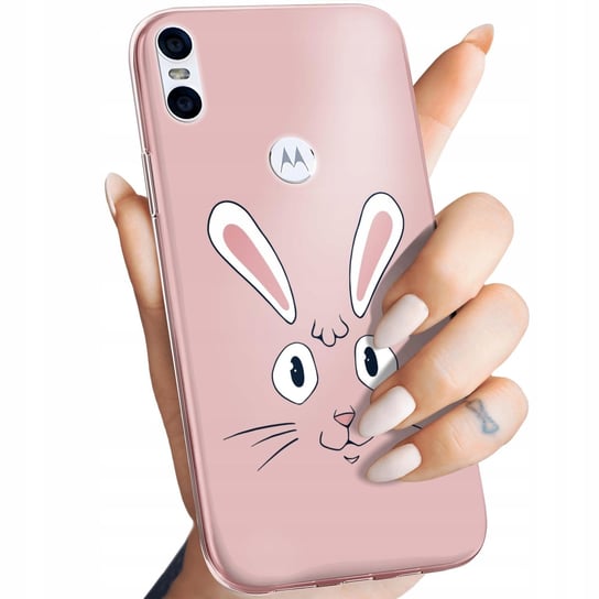 Etui Do Motorola One Wzory Królik Zając Bunny Obudowa Pokrowiec Case Motorola