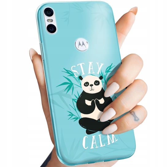 Etui Do Motorola One Wzory Panda Bambus Pandy Obudowa Pokrowiec Case Motorola