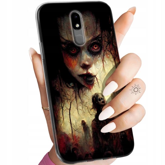 Etui Do Nokia 3.2 Wzory Halloween Zombie Dynie Czaszki Czarownice Wampiry Nokia