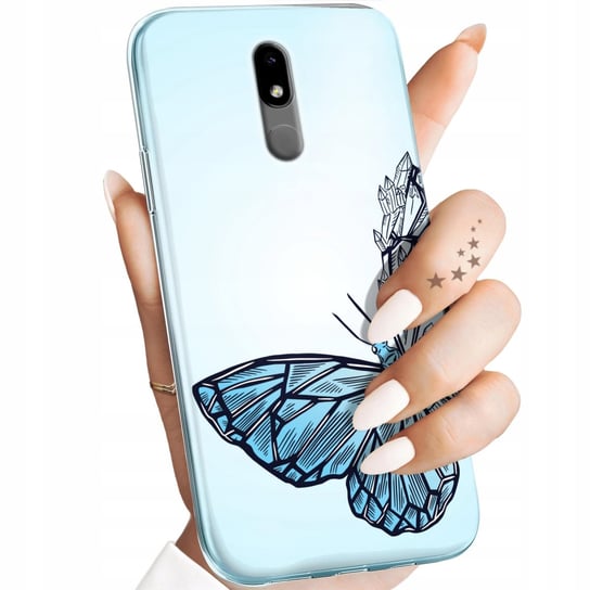 Etui Do Nokia 3.2 Wzory Motyle Butterfly Barwne Obudowa Pokrowiec Case Nokia
