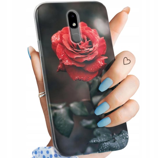 Etui Do Nokia 3.2 Wzory Róża Z Różą Rose Obudowa Pokrowiec Case Nokia