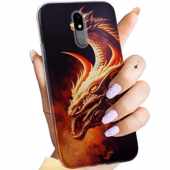 Etui Do Nokia 3.2 Wzory Smoki Dragon Taniec Smoków Obudowa Pokrowiec Case Nokia