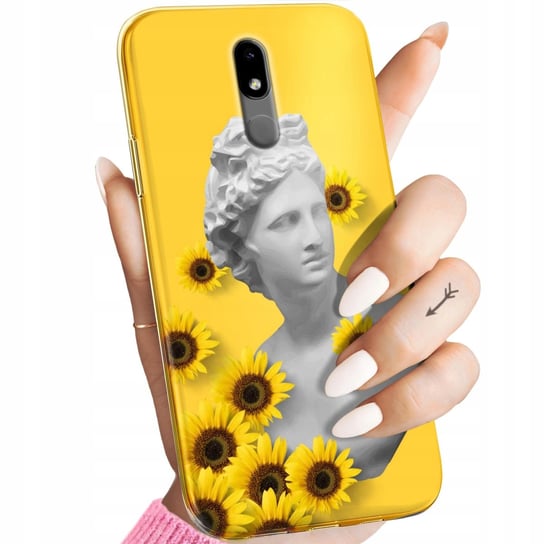 Etui Do Nokia 3.2 Wzory Żółte Słoneczne Yellow Obudowa Pokrowiec Case Nokia