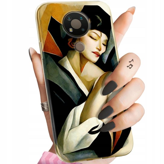 Etui Do Nokia 3.4 Wzory Art Deco Łempicka Tamara Barbier Wielki Gatsby Case Nokia