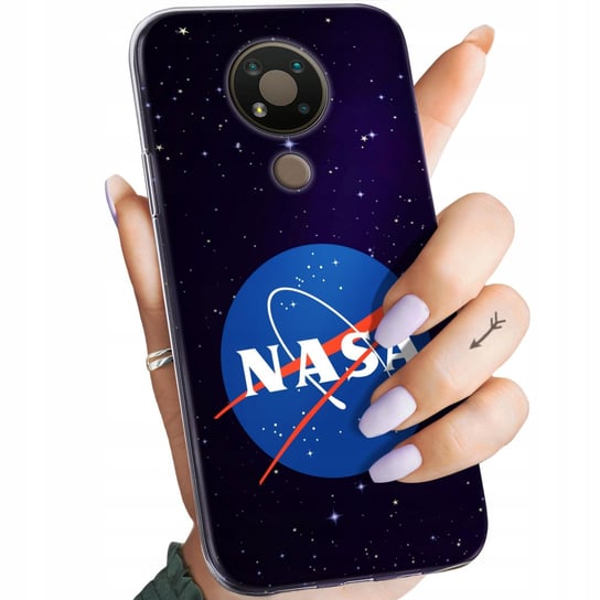 Etui Do Nokia 3.4 Wzory Nasa Kosmos Astronomia Gwiazdy Obudowa Pokrowiec Nokia