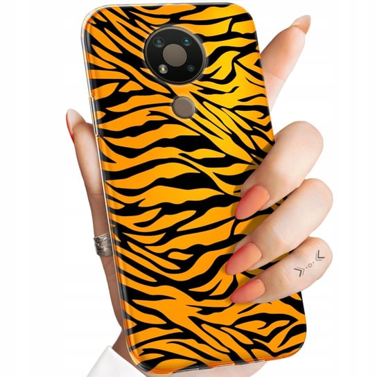 Etui Do Nokia 3.4 Wzory Tygrys Tygryesk Tiger Obudowa Pokrowiec Case Nokia