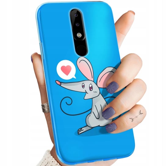 ETUI DO NOKIA 5.1 PLUS WZORY MYSZKA MOUSE MINI OBUDOWA POKROWIEC CASE Nokia