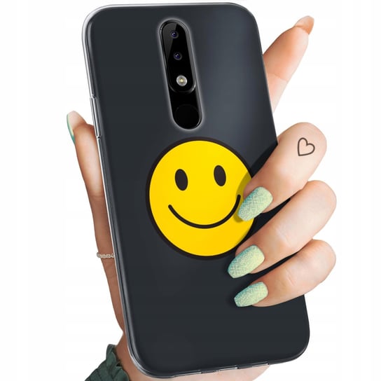Etui Do Nokia 5.1 Plus Wzory Uśmiech Smile Emoji Obudowa Pokrowiec Case Nokia