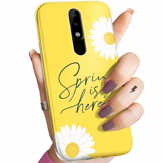 Etui Do Nokia 5.1 Plus Wzory Wiosna Wiosenne Spring Obudowa Pokrowiec Case Nokia