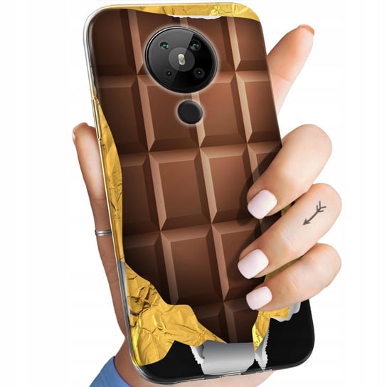 Etui Do Nokia 5.3 Wzory Czekolada Choco Słodycze Obudowa Pokrowiec Case Nokia