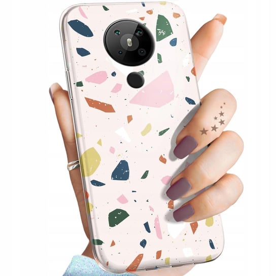 Etui Do Nokia 5.3 Wzory Lastriko Terrazzo Terakota Obudowa Pokrowiec Case Nokia