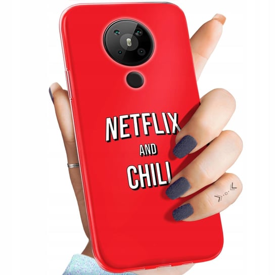 Etui Do Nokia 5.3 Wzory Netflix Seriale Filmy Kino Obudowa Pokrowiec Case Nokia