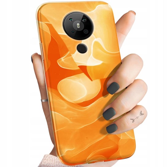 Etui Do Nokia 5.3 Wzory Pomarańczowe Pomarańcze Orange Obudowa Pokrowiec Nokia