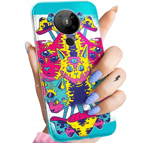 Etui Do Nokia 5.3 Wzory Psycho Lsd Psychodelic Grzybki Obudowa Pokrowiec Nokia