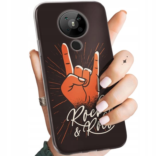 Etui Do Nokia 5.3 Wzory Rockowe Rock Rock And Roll Gitara Punk Obudowa Case Nokia