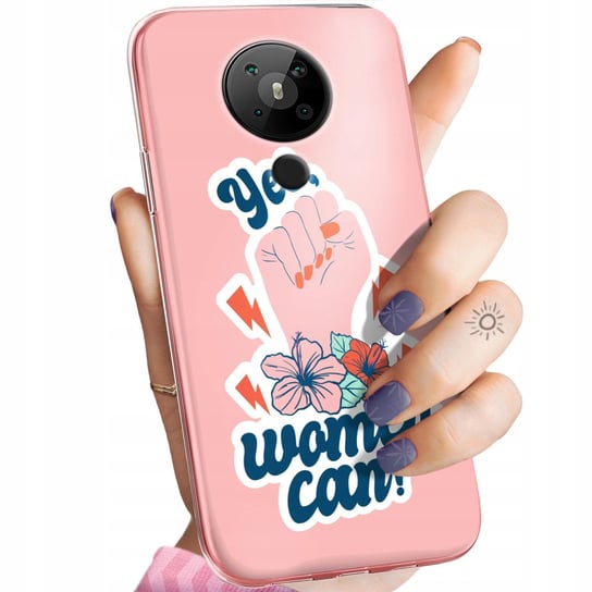 Etui Do Nokia 5.3 Wzory Siła Kobiet Girl Power Feminizm Obudowa Pokrowiec Nokia