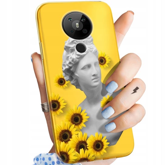 Etui Do Nokia 5.3 Wzory Żółte Słoneczne Yellow Obudowa Pokrowiec Case Nokia