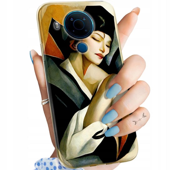 Etui Do Nokia 5.4 Wzory Art Deco Łempicka Tamara Barbier Wielki Gatsby Case Nokia