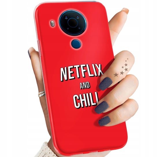 Etui Do Nokia 5.4 Wzory Netflix Seriale Filmy Kino Obudowa Pokrowiec Case Nokia