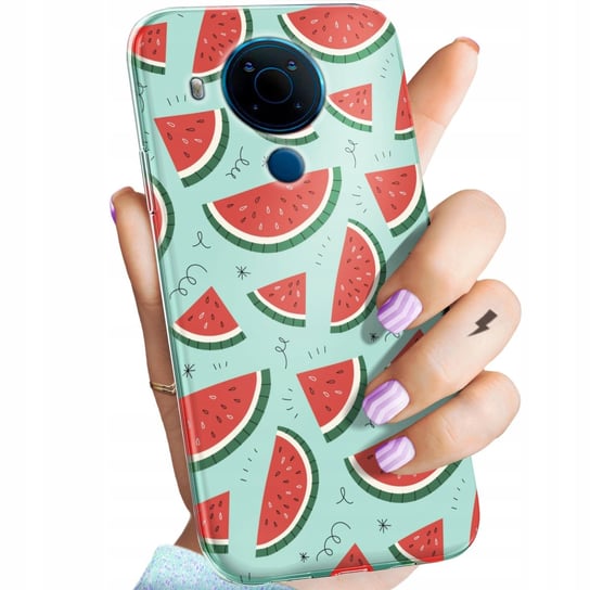 Etui Do Nokia 5.4 Wzory Owoce Arbuz Ananas Cytryny Obudowa Pokrowiec Case Nokia