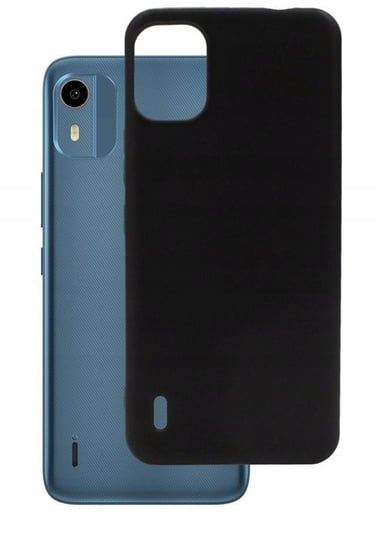 Etui do Nokia C12 TA-1535 Jelly Case czarne MATT Futerał Pokrowiec Obudowa GSM-HURT