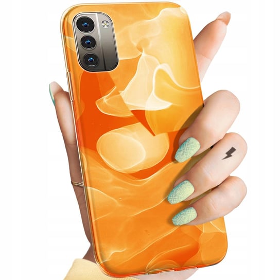 ETUI DO NOKIA G11 4G / G21 4G WZORY POMARAŃCZOWE POMARAŃCZE ORANGE OBUDOWA Nokia