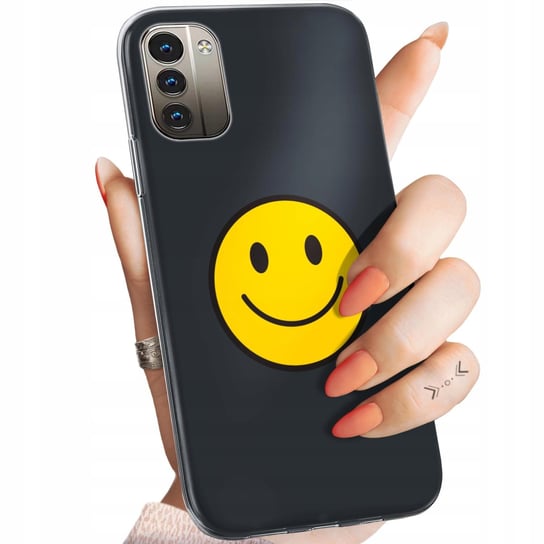Etui Do Nokia G11 4G / G21 4G Wzory Uśmiech Smile Emoji Obudowa Pokrowiec Nokia
